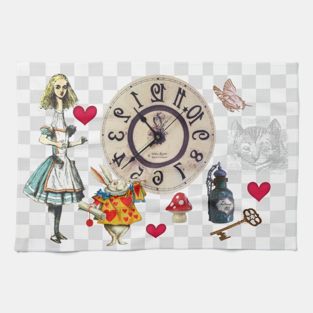 Wonderland Collage Towel (Horizontal)