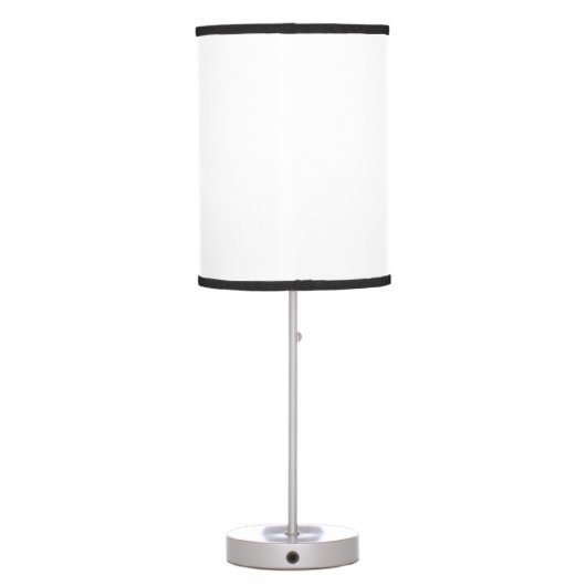 Wonderland Don't Want To Go Among Mad People Quote Table Lamp (Back)