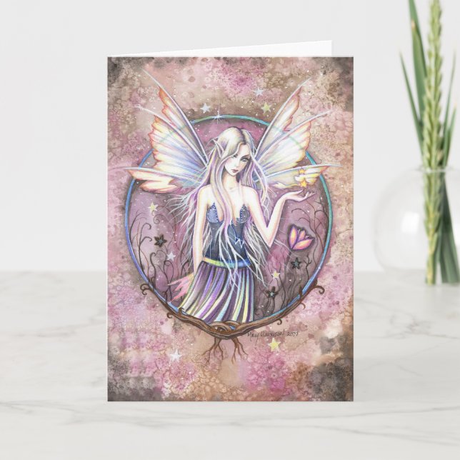 Wonderland Fairy Greeting Card (Front)