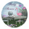 Wonderland Flamingo Baby Shower Stickers