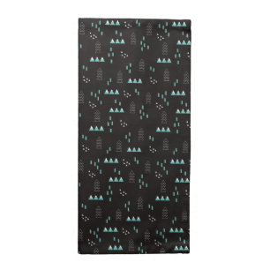 Wonderland Geometric Night Pattern Cloth Napkin