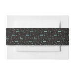 Wonderland Geometric Night Pattern Invitation Belly Band