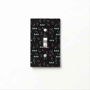 Wonderland Geometric Night Pattern Light Switch Cover
