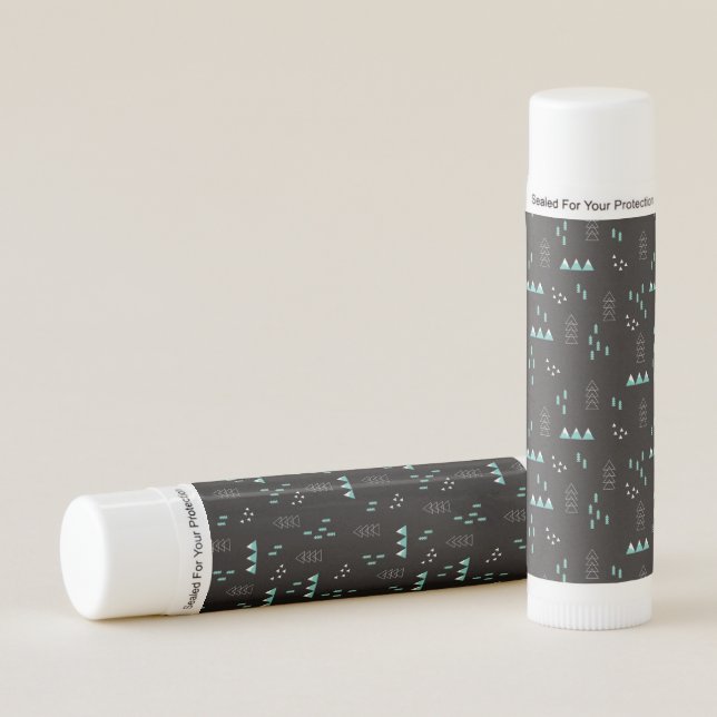 Wonderland Geometric Night Pattern Lip Balm (Front)