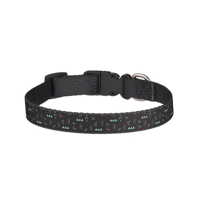 Wonderland Geometric Night Pattern Pet Collar (Front)