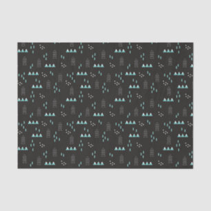Wonderland Geometric Night Pattern Tissue Paper
