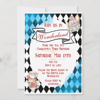 Wonderland Invitation
