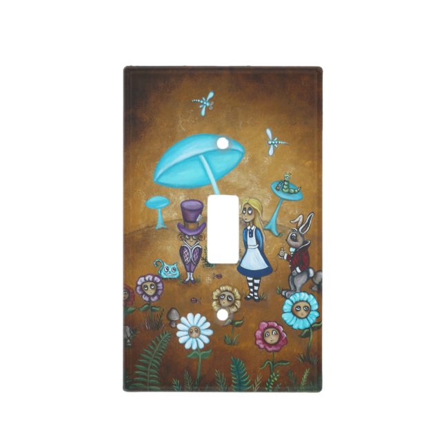 Wonderland Light Switch Cover (Front)
