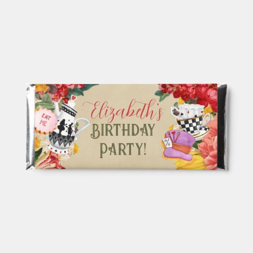 Wonderland Party Chocolate Bar