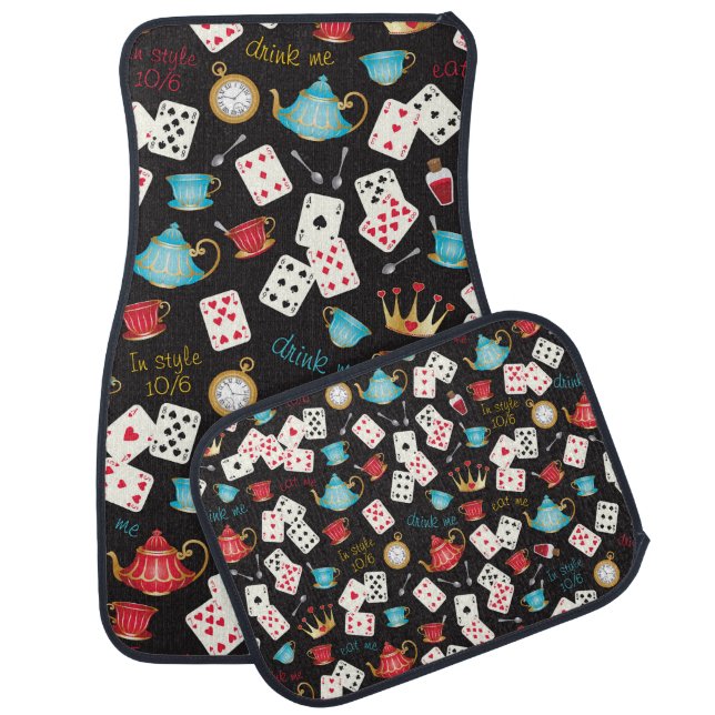Wonderland Prints Car Mat (Set)