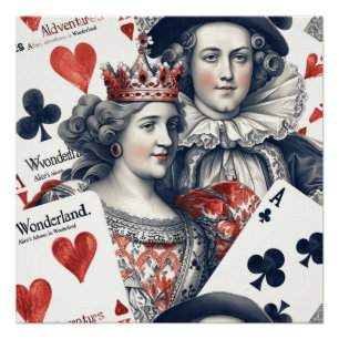 Wonderland Queen of Hearts: Commanding Rule Poster