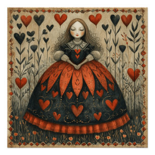 Wonderland Queen of Hearts: Heartful Rule Poster