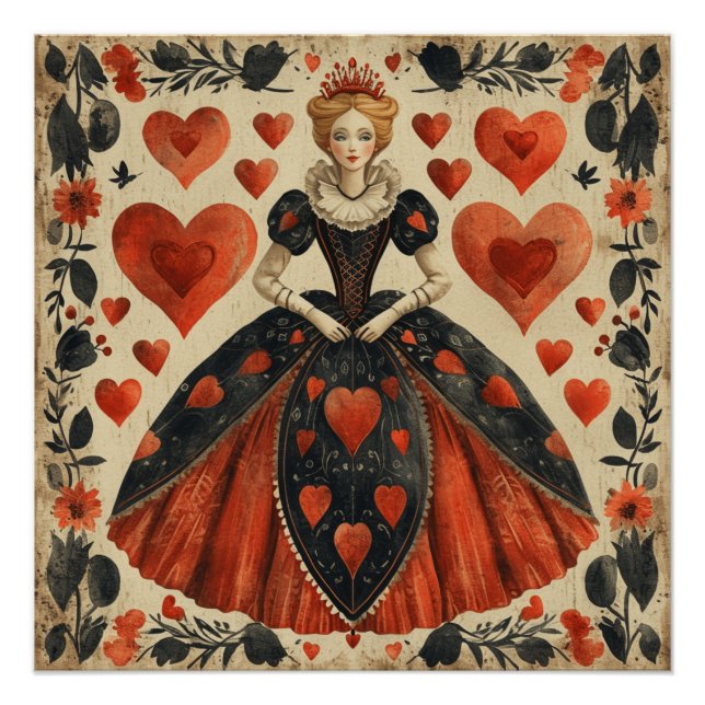 Wonderland Queen of Hearts: Hearts Dictator Poster (Front)