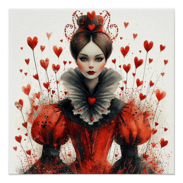 Wonderland Queen of Hearts: Off with Hearts Poster (Front)