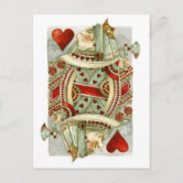 The Red Queen | Don't be Late Postcard