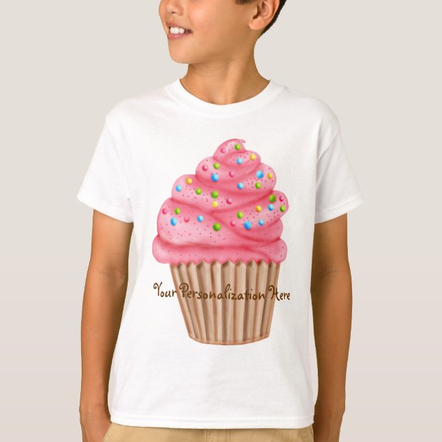 Wonderland Sprinkles Cupcake T-Shirt (Front)