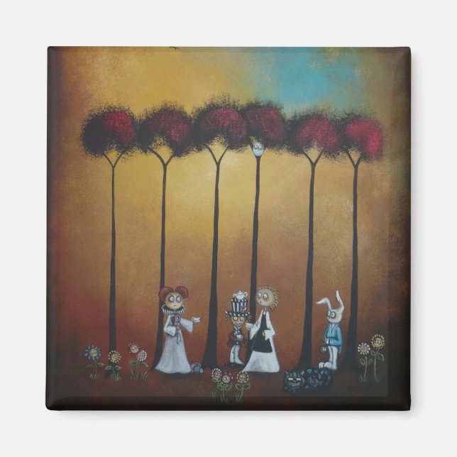 Wonderland Tea Party Magnet (Front)
