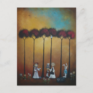 Wonderland Tea Party Postcard