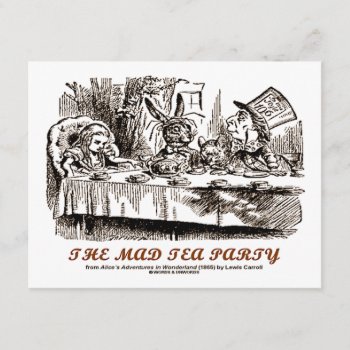 Wonderland The Mad Tea Party Alice Mad Hatter Invitation by wordsunwords at Zazzle