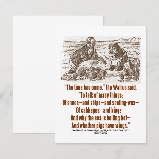 Wonderland Time Has Come Through Looking Glass (Front/Back)