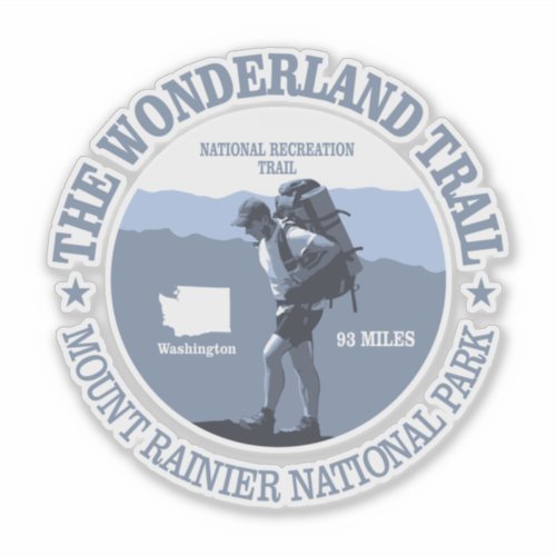 Wonderland Trail BG Sticker