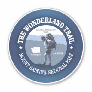 Wonderland Trail (BG) Sticker