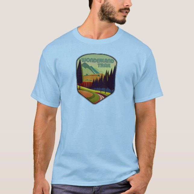 Wonderland Trail Colors T-Shirt (Front)