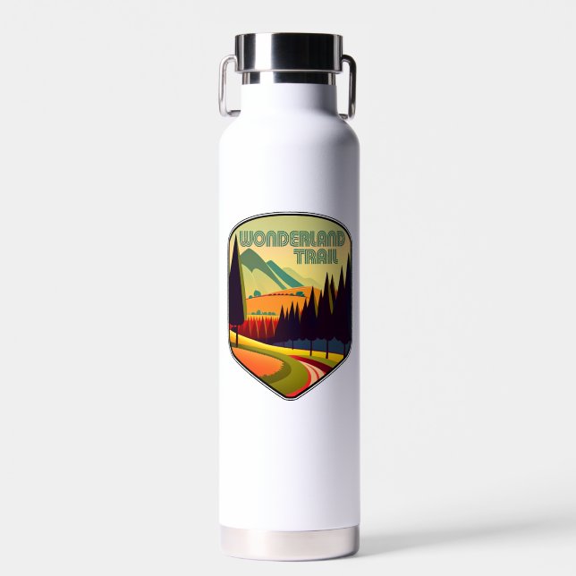 Wonderland Trail Colors Water Bottle (Front)