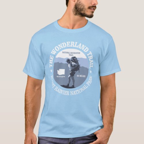 Wonderland Trail rd T_Shirt