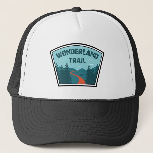 Wonderland Trail Trucker Hat (Front)