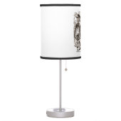 Wonderland Which Way I Ought To Go Quote Table Lamp (Left)