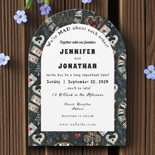 Wonderland Whimsy Wedding Invitation