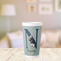 Wonderland White Rabbit Letter N