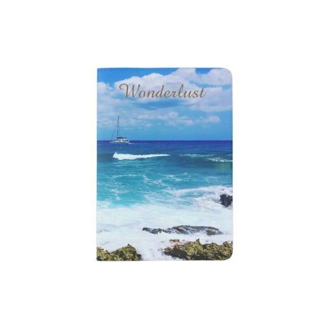 Wonderlust Passport Holder (Front)