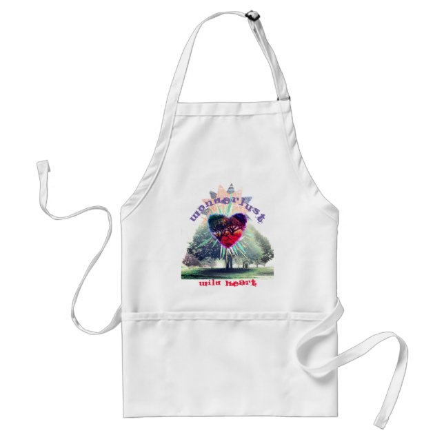 Wonderlust Wild Heart Adult Apron (Front)