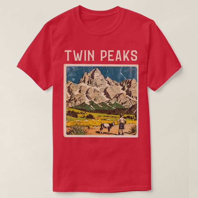 Wonders in Twin Peaks Mountain Hiking TShirt (Design Front)