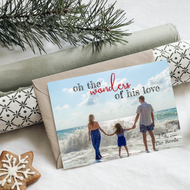 Wonders of His Love Christmas Card (Creator Uploaded)