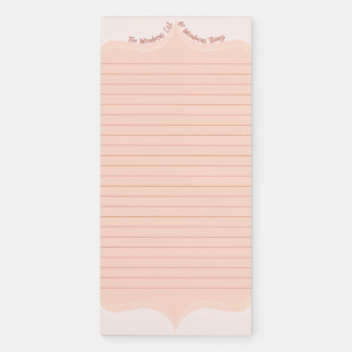 Wondrous List Magnetic Notepad