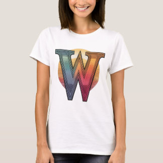Wondrous W: Sunset Gradient T-Shirt
