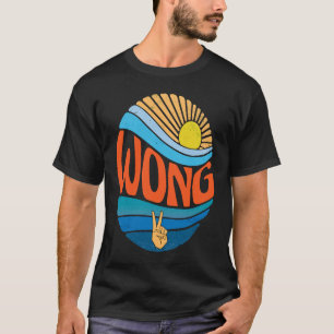 Wong Vintage Sunset Wong Groovy Tie Dye T-Shirt