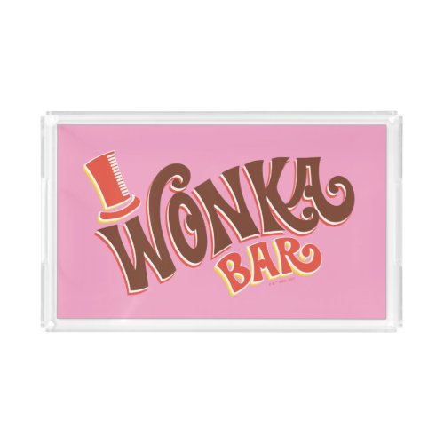 Wonka Bar Logo Acrylic Tray