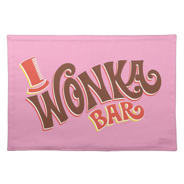 Wonka Bar Logo Cloth Placemat (Front)