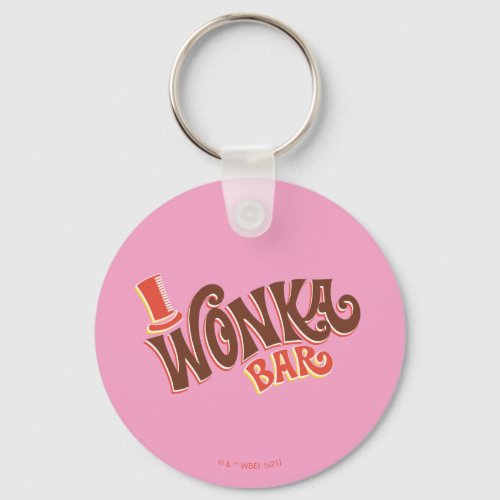 Wonka Bar Logo Keychain