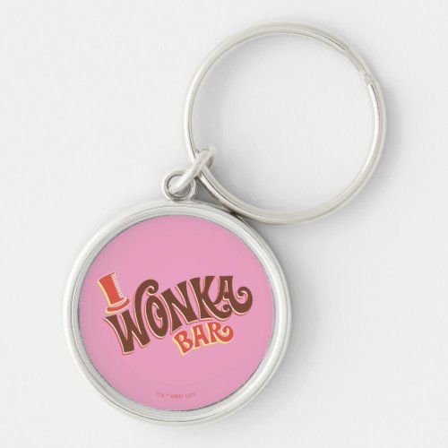Wonka Bar Logo Keychain