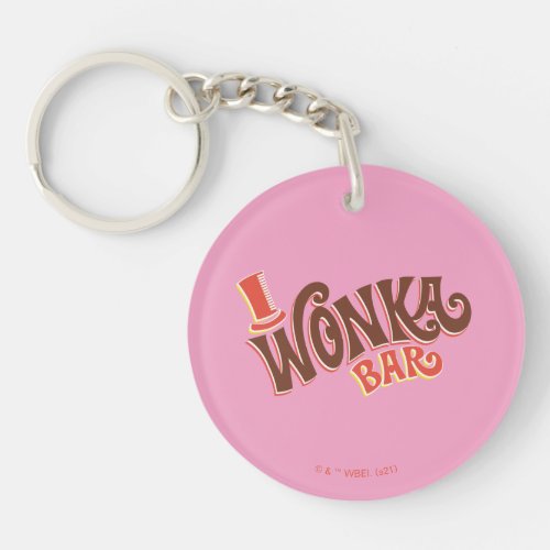 Wonka Bar Logo Keychain