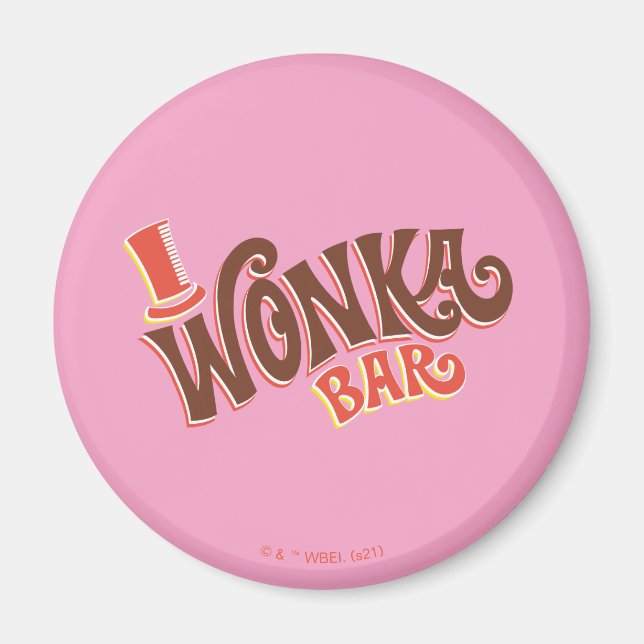 Wonka Bar Logo Magnet (Front)