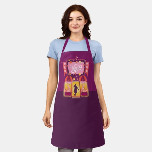 Wonka Candy Store Graphic Apron