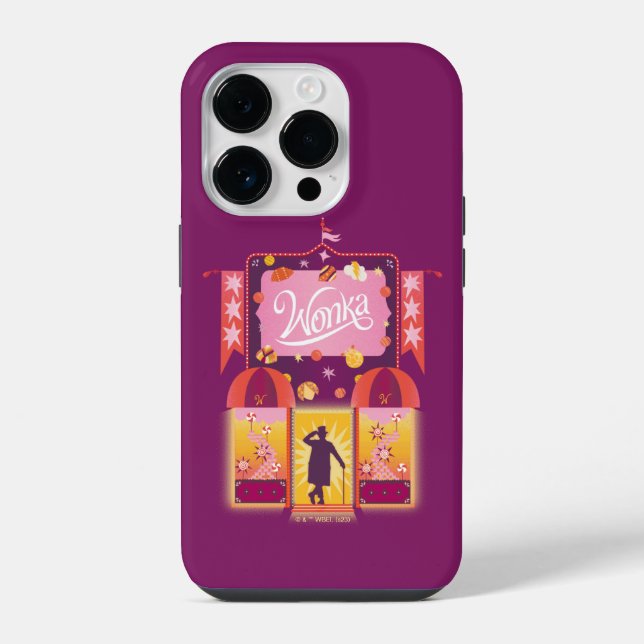 Wonka Candy Store Graphic Iphone Case (Back)