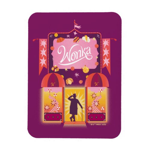 Wonka Candy Store Graphic Magnet
