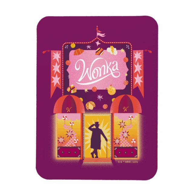 Wonka Candy Store Graphic Magnet (Vertical)